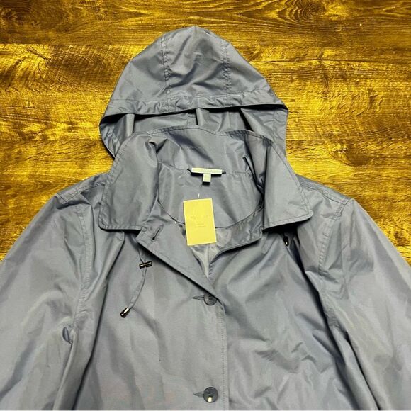 Appleseeds Koret Blue Rain Coat Size Medium NWT - Picture 2 of 11